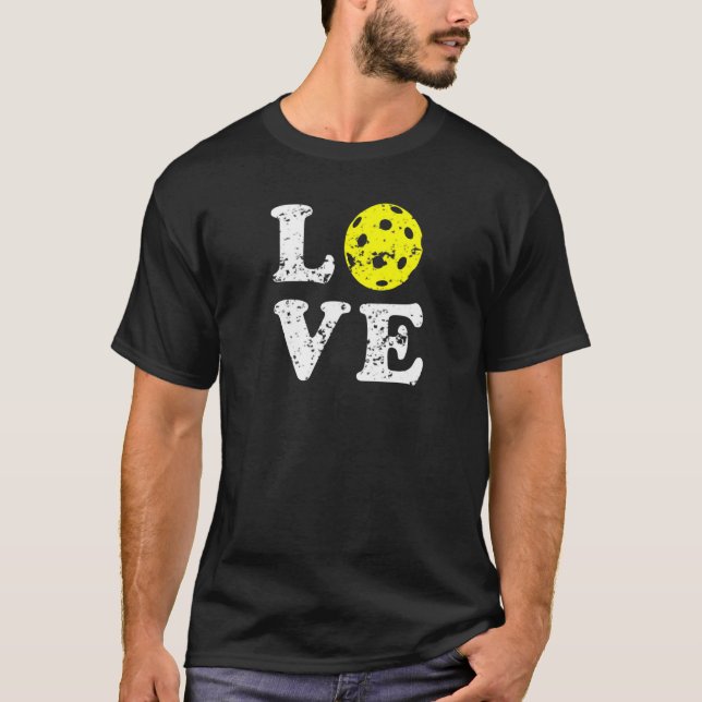 Pickleball Shirt Cute Pension Gag T (Framsida)