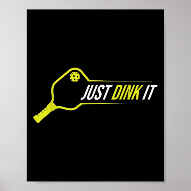 Pickleball Shirt, kul att bara rosa det... Poster (Framsidan)