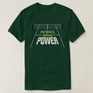 Pickleball Shirt "Patiens före ström" T