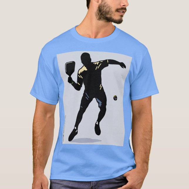 PICKLEBALL SILHOUETTE ATTACK T SHIRT (Framsida)