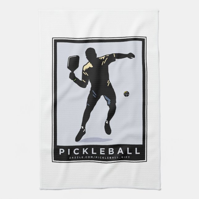 PICKLEBALL SILHOUETTE CLASSIC KÖKSHANDDUK (Vertikal)