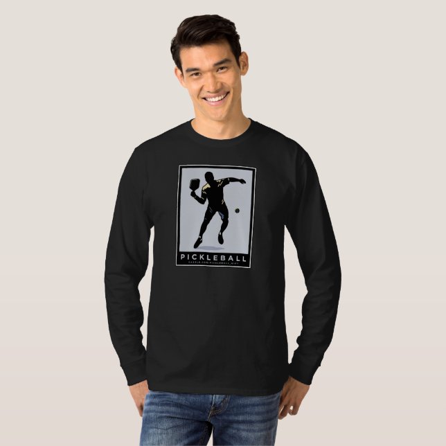 PICKLEBALL SILHOUETTE CLASSIC T SHIRT (Hel framsida)