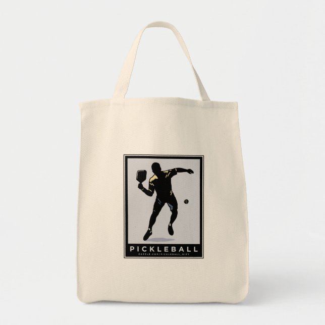 PICKLEBALL SILHOUETTE CLASSIC TYGKASSE (Framsidan)