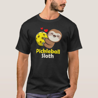 Pickleball Sloth Animal Lover Paddleball Sports Mo T Shirt