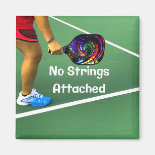 Pickleball-snåla inga strängar anslutna magnet