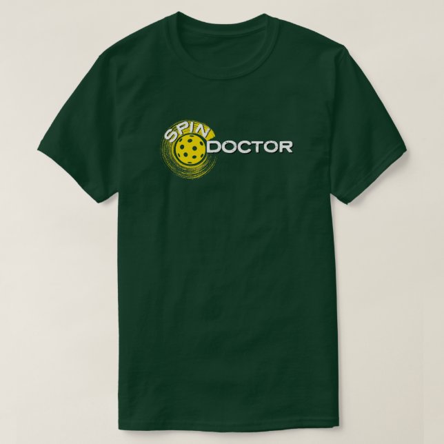 Pickleball Snurrande Doktor T Shirt (Design framsida)