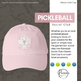 Pickleball Social Club Classic Dad Cap Keps