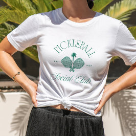 Pickleball Social Klubb Kvinnor T Shirt
