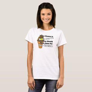 Pickleball Soft , gå till Ice Cream istället T Shirt
