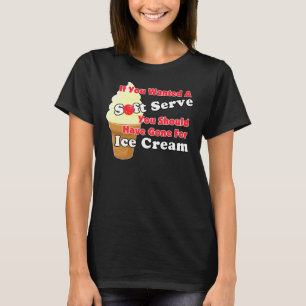 Pickleball Soft , gå till Ice Cream istället T Shirt