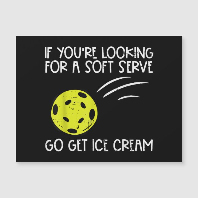 Pickleball Soft Serve Get Ice Cream Pickle Ball Me (Framsida)