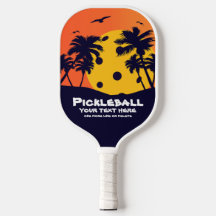 Pickleball Sol Handflatan Träd Lägg till Anpassnin