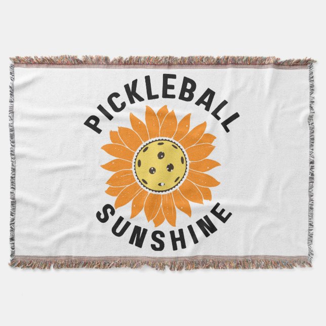 Pickleball solsken filt (Framsidan)