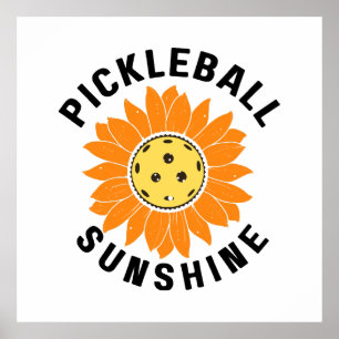 Pickleball solsken poster