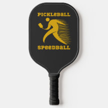 Pickleball Speedball-spelare med hastighet
