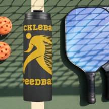 Pickleball Speedball-spelare med hastighet