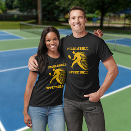 Pickleball Speedball-spelare med hastighet T Shirt