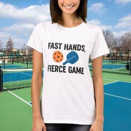 Pickleball-spelare citat namn t shirt