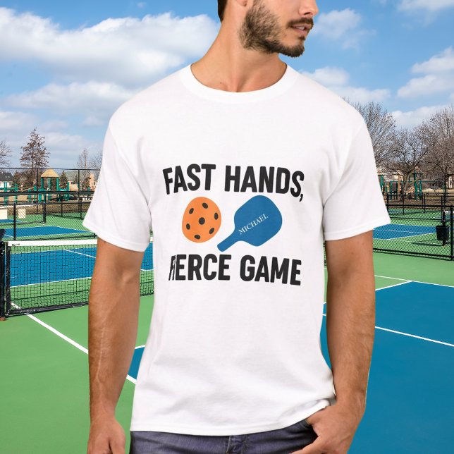 Pickleball-spelare citat namn t shirt (Skapare uppladdad)