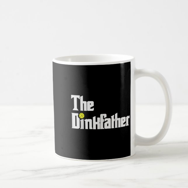 Pickleball-spelare pappa rolig dink far puns kaffemugg (Höger)