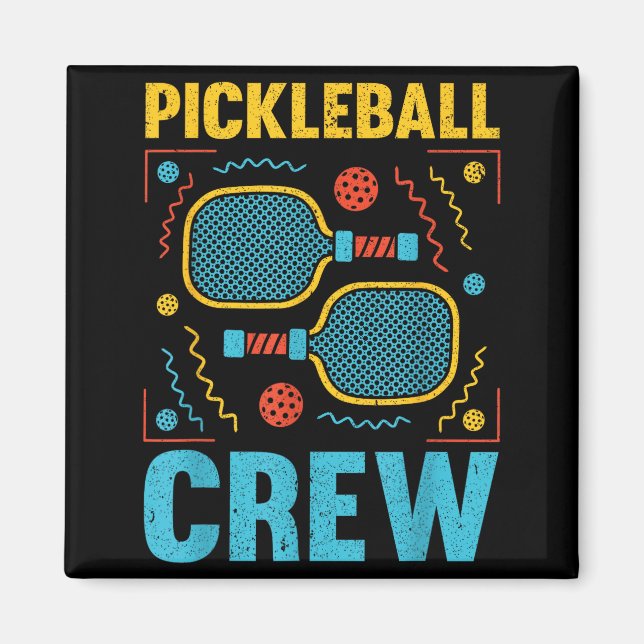 Pickleball-spelare rolig pickle ball pickleball be magnet (Framsidan)