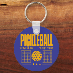 Pickleball Spirit - Lämna allt på domstolen Nyckelring