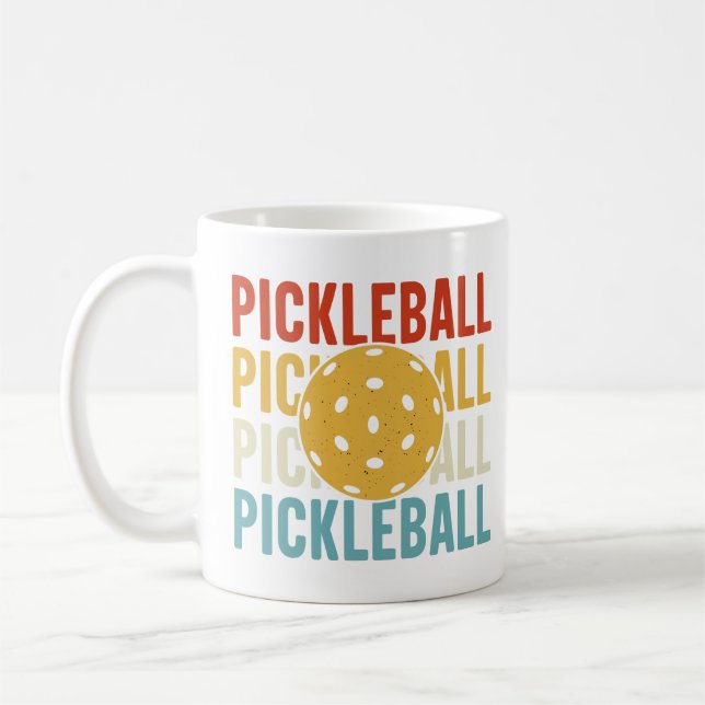 Pickleball Sport Kaffemugg (Vänster)
