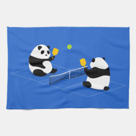 Pickleball sporthandduk: "Pickleball Pandas ", Kökshandduk