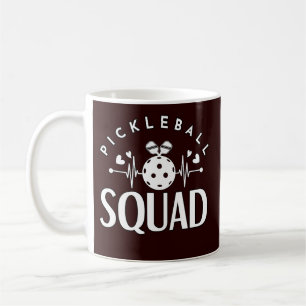 Pickleball Squad Bästa gåva för sport Älskare Kaffemugg