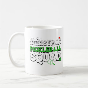 Pickleball Squad Pickleballer Julafton Älskare Kaffemugg