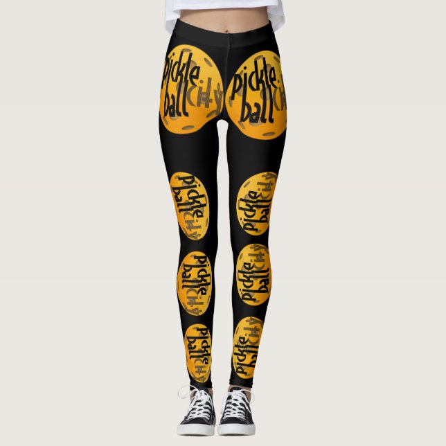 Pickleball stad leggings (Framsida)