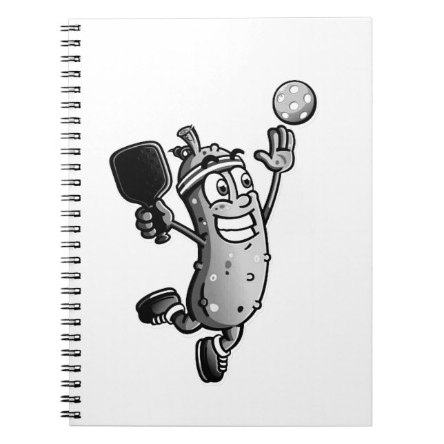 Pickleball Star Anteckningsbok (Framsidan)