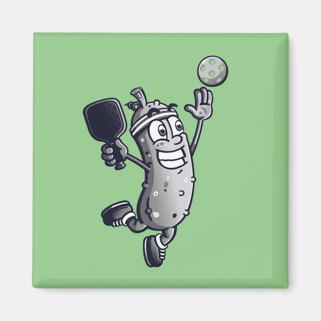 Pickleball Star på Grönt Magnet (Framsidan)