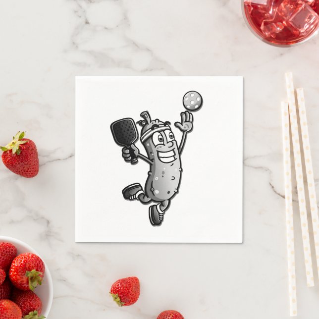 Pickleball-stjärna Pappersservett (Insitu)