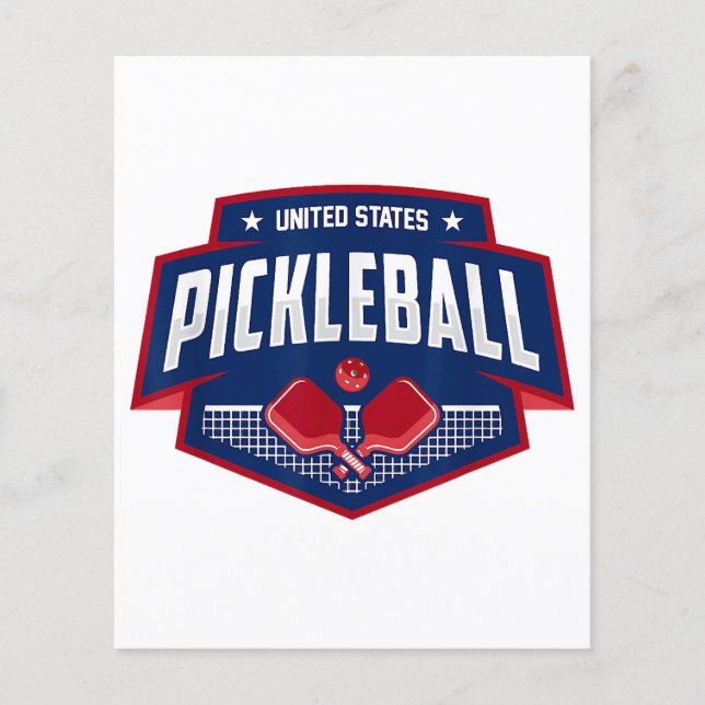 Pickleball stöder Team Pickleball Player USA (Framsida)