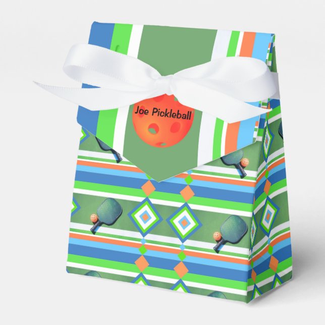 Pickleball Summer, Pickleball Party Personlig Presentaskar (Framsidan Sidan)