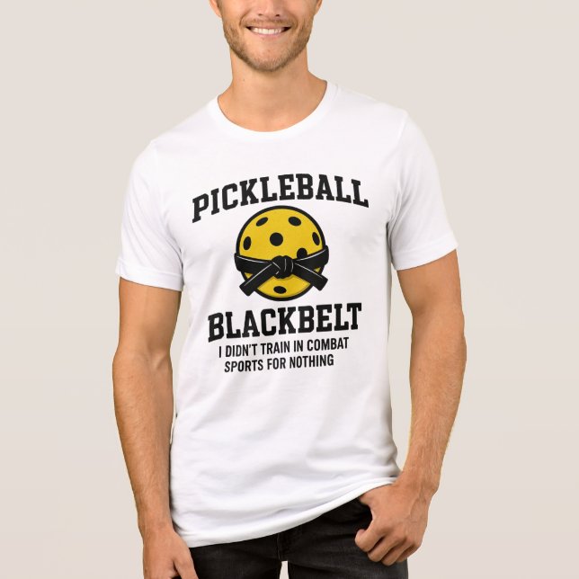 pickleball svarta bälte II T Shirt (Framsida)