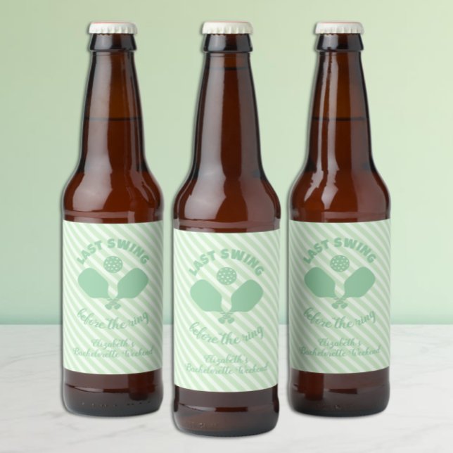 Pickleball Systerfest Weekend Ölflaska Etikett (Skapare uppladdad)