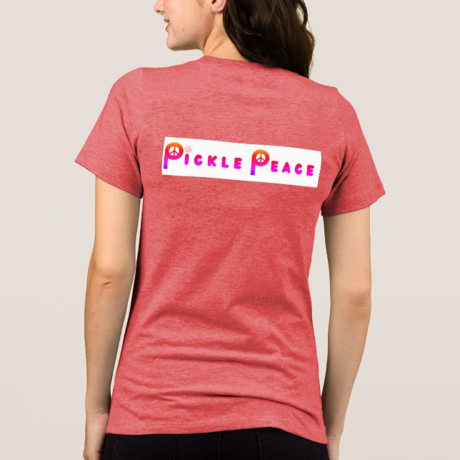Pickleball T by Pickle Peace Shirt (Baksida)