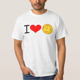 Pickleball T-shirt: I Pickleball Kärlek Tee Shirt