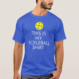 Pickleball T-tröja: "Är denna min Pickleball T Shirt