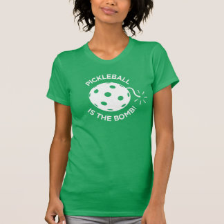 Pickleball T-tröja: "Är Pickleball bombardera! ", Tee Shirt