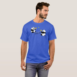 Pickleball T-tröja: "Pickleball Pandas" (blått) T Shirt