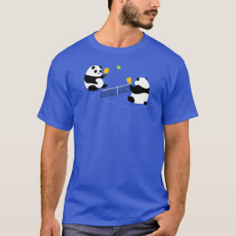Pickleball T-tröja: "Pickleball Pandas" (blått) T Shirt