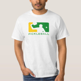 Pickleball T-tröja: Sportar (grönt/vit) Tee Shirt