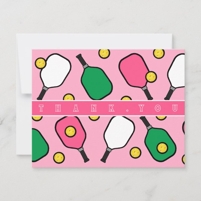 Pickleball - tack för dina kort (Framsida)