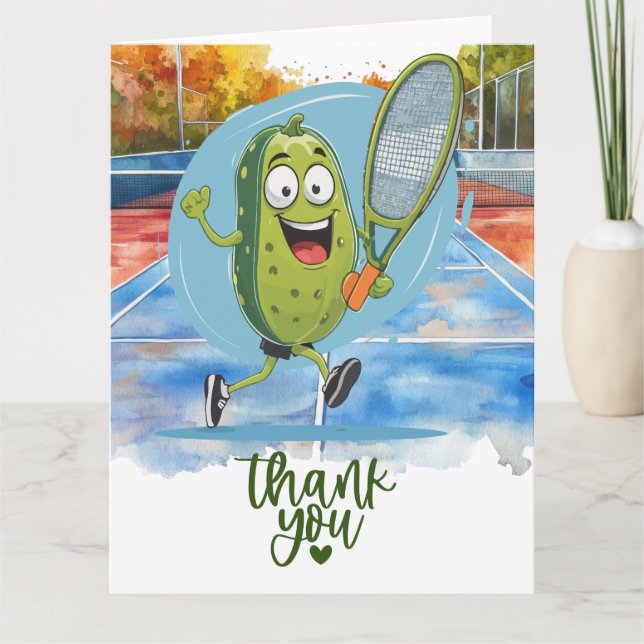 Pickleball Tack Kort (Framsida)