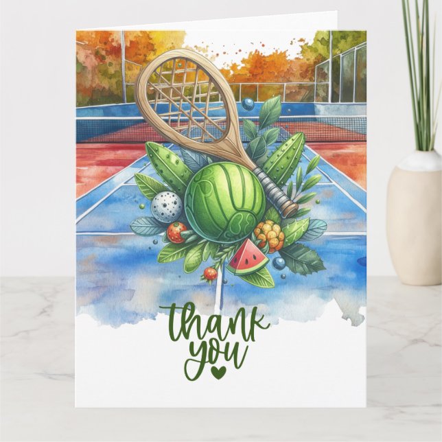Pickleball Tack Kort (Framsida)