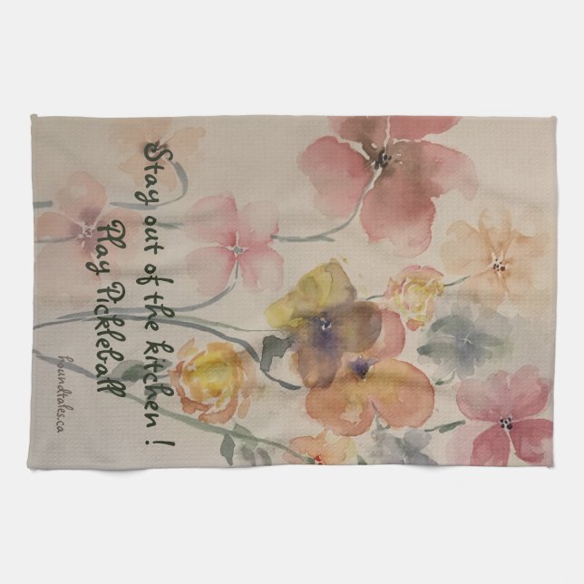 Pickleball Tea Towel Kökshandduk (Horisontell)