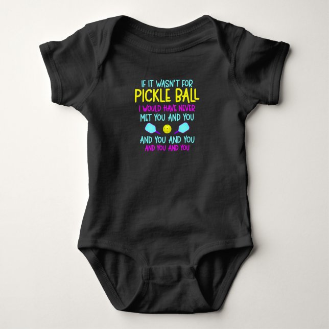Pickleball Team Quote Pickleball Player T Shirt (Framsida)